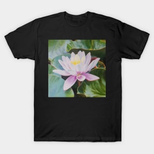 Transcend - water lily painting T-Shirt